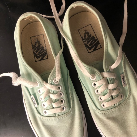 mint light blue/green vans - Picture 5 of 6